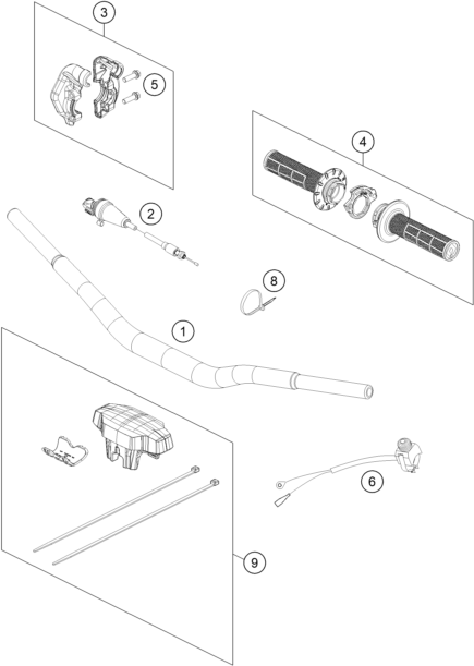 Explosionsgrafik LENKER, ARMATUREN