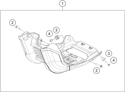 Explosionsgrafik MOTORSCHUTZ