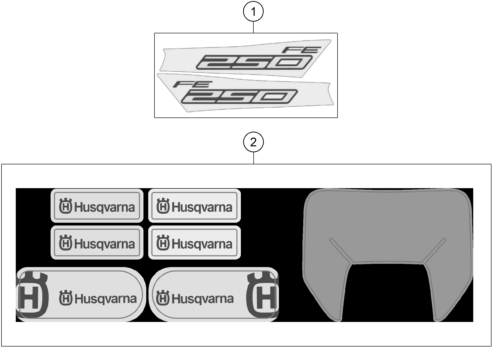 Explosionsgrafik DEKOR