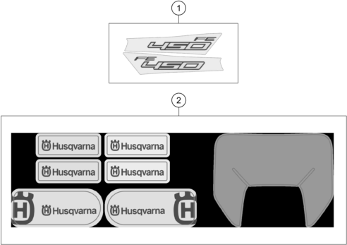 Explosionsgrafik DEKOR