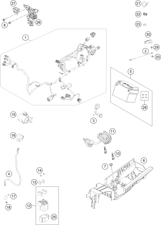 Explosionsgrafik KABELSTRANG