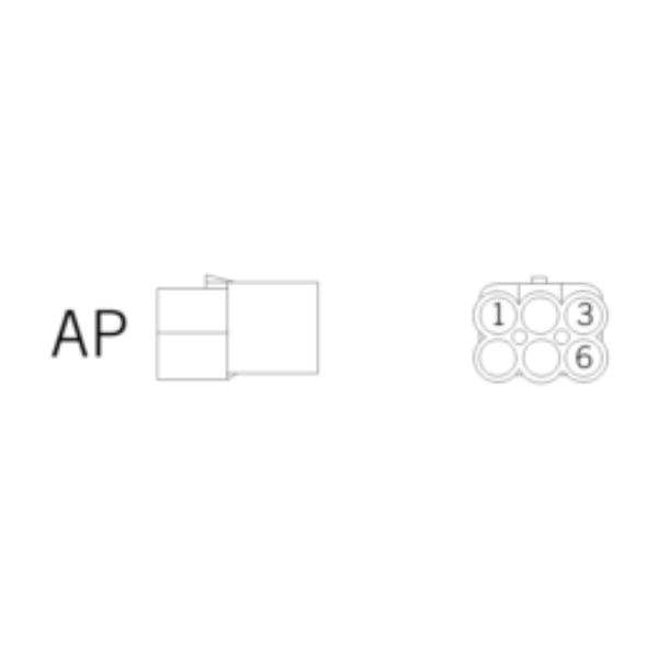Ersatzstecker AP 6-polig-nt