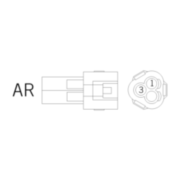 Ersatzstecker AR 3-polig-nt