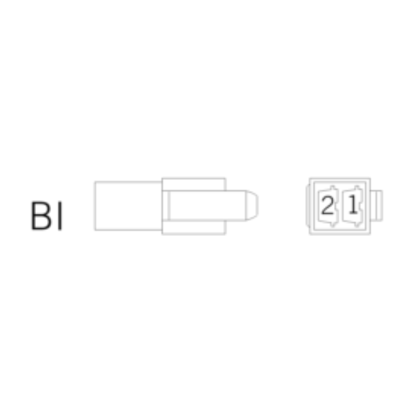 Ersatzstecker BI 2-polig-nt