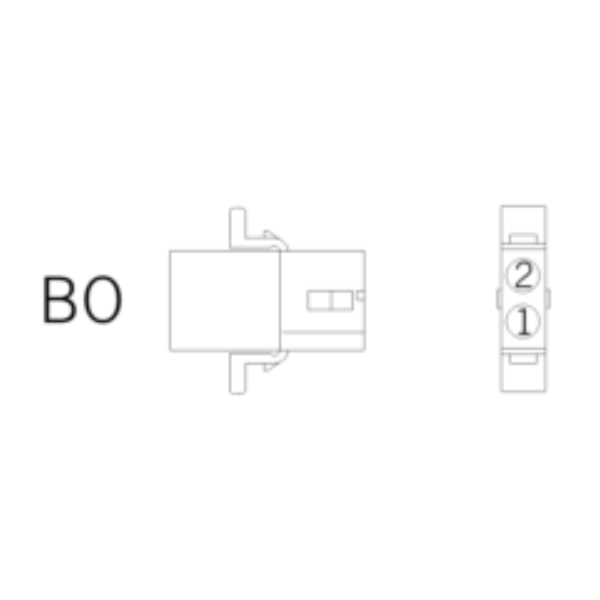 Ersatzstecker BO 2-polig-nt