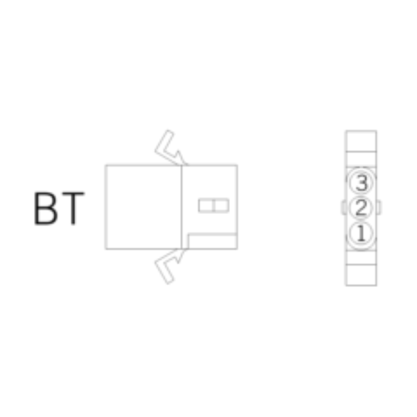 Ersatzstecker BT 3-polig-nt