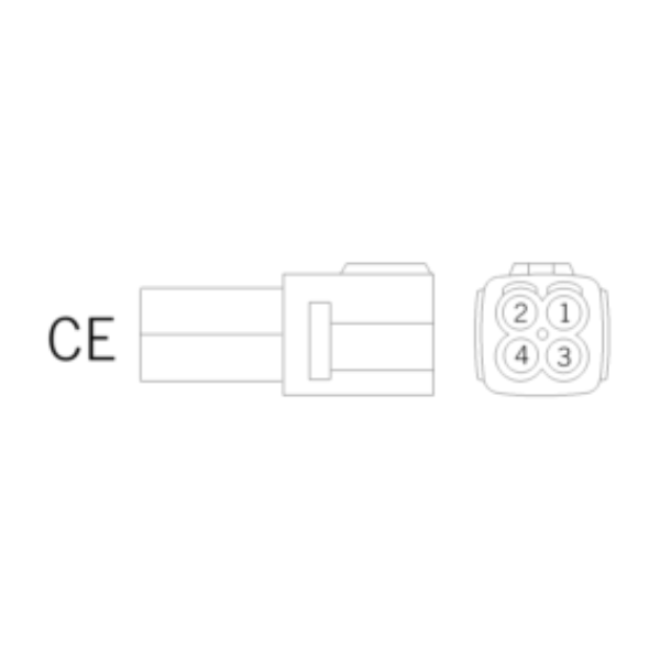 Ersatzstecker CE 4-polig-nt