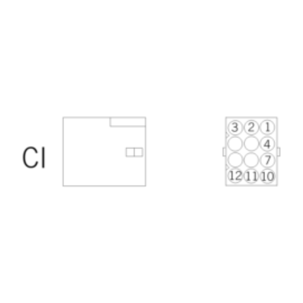Ersatzstecker CI 12-polig-nt
