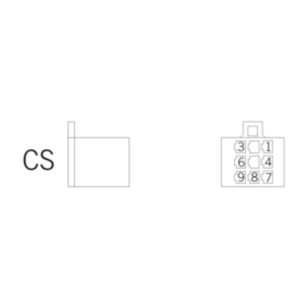 Ersatzstecker CS 9-polig-nt