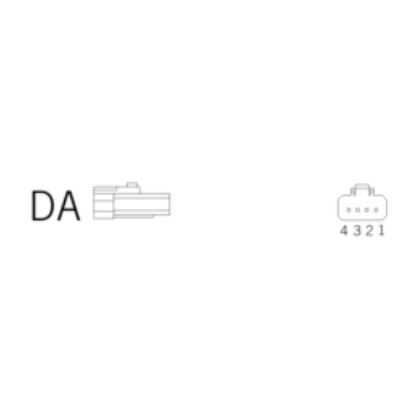 Ersatzstecker DA 4-polig-wh