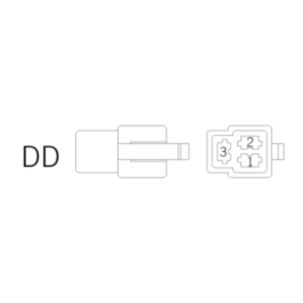 Ersatzstecker DD 3-polig-nt