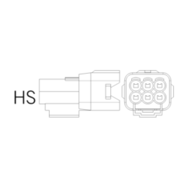 Ersatzstecker HS 6-polig-nt