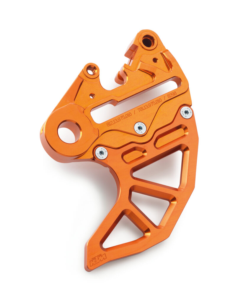 Bremssattelträger mit Bremsscheibenschutz