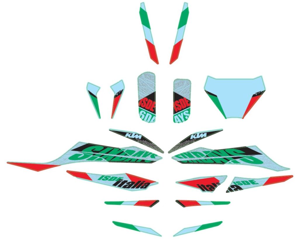 Six Days-Italien-Grafikkit