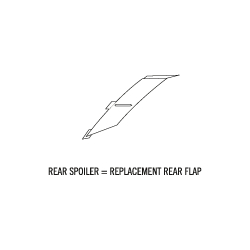 X-Spirit III REPLACEMENT REAR SPOILER