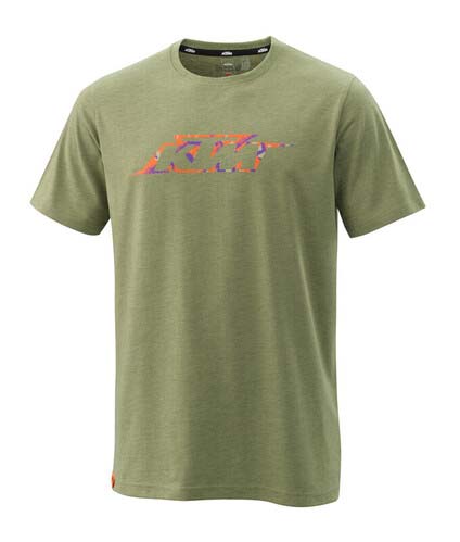 Camo T-Shirt - Grün meliert
