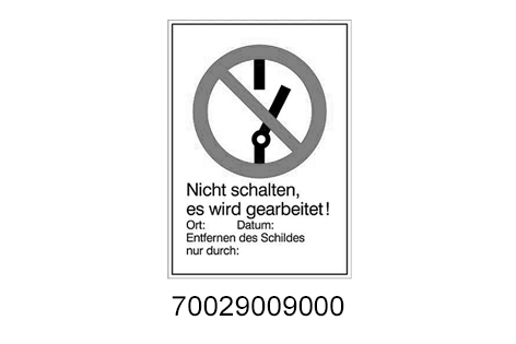 Verbotsschild