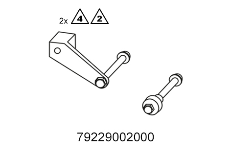 Halter und Aufnahme für Montagebock