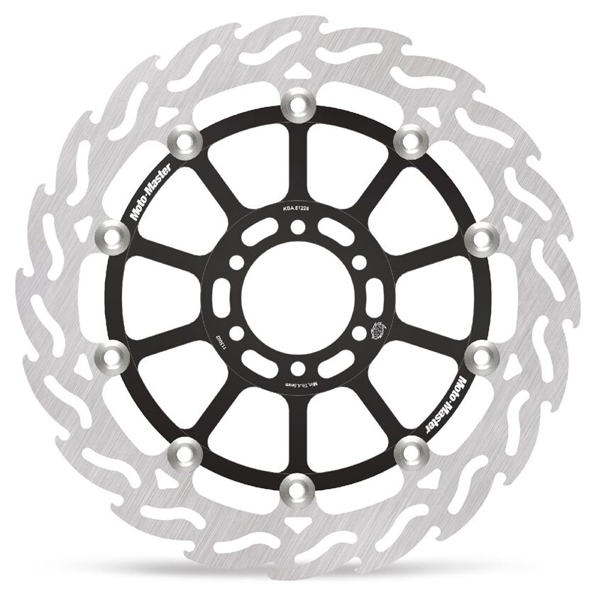 MOTO-MASTER - FLAME Floating Alu Offset Disc 320mm front left