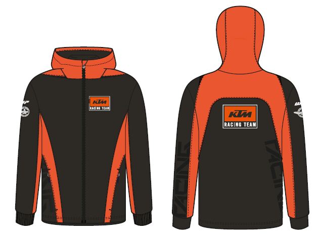 KIDS TEAM ZIP HOODIE