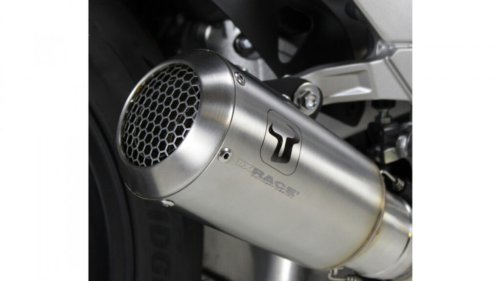 IXRACE MK2 Endschalldämpfer silber (Euro 5)