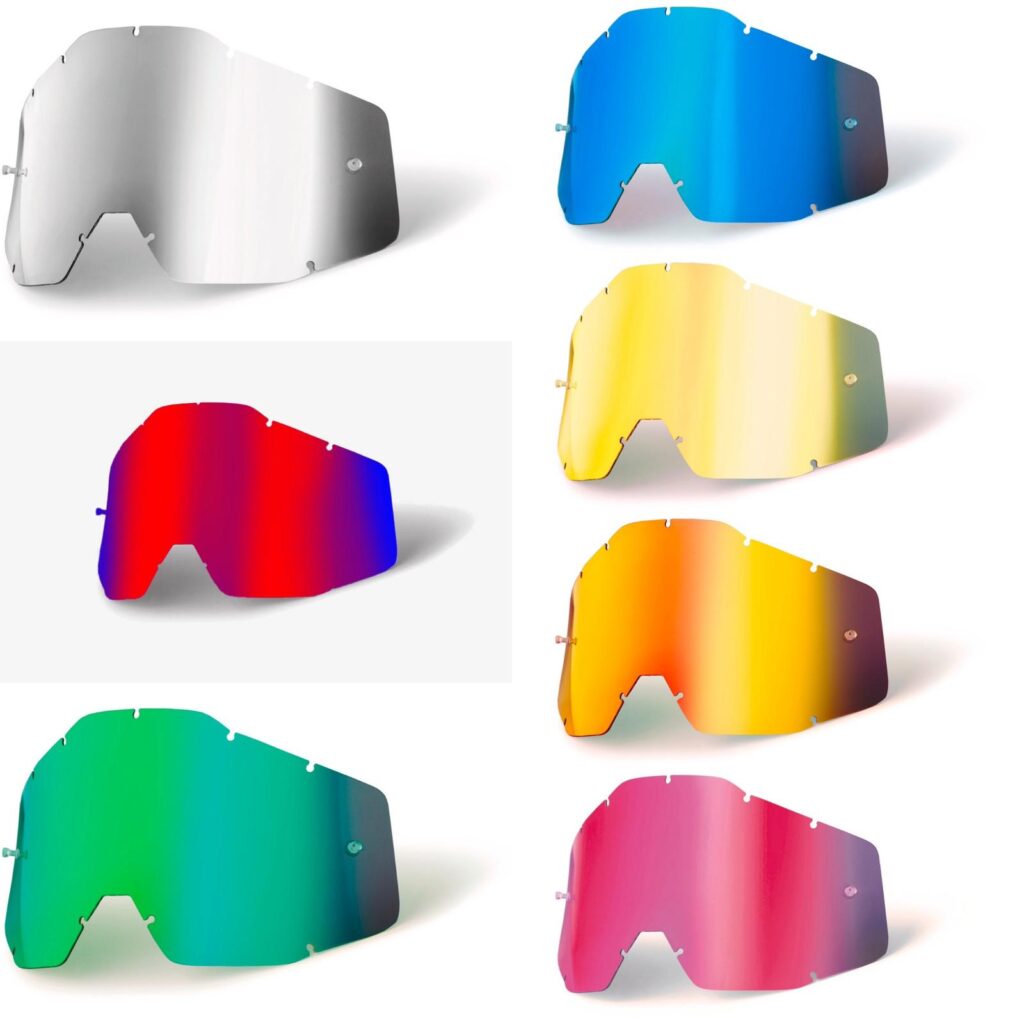 100% Linsen gespiegelt für Racecraft 2, Accuri 2 & Strata 2 Brille/Goggle