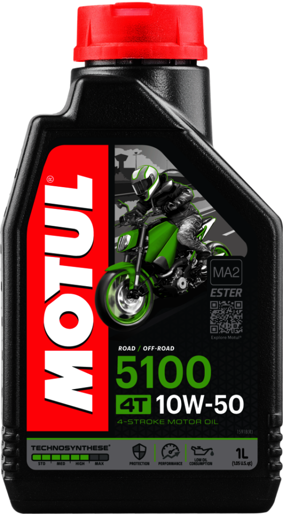 MOTUL Motoröl 4-Takt, 10W/50, 5100, Technosynthese