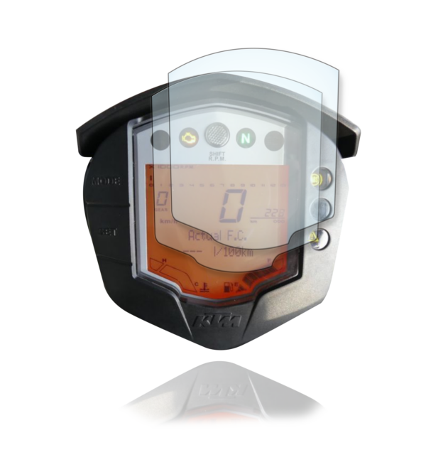 Display-Schutzfolie Clear KTM 125/200/390 Duke bis 16 & RC bis 2021