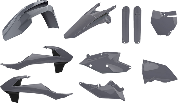 Kunststoffteilekit KTM SX/SXF 16-22 grau