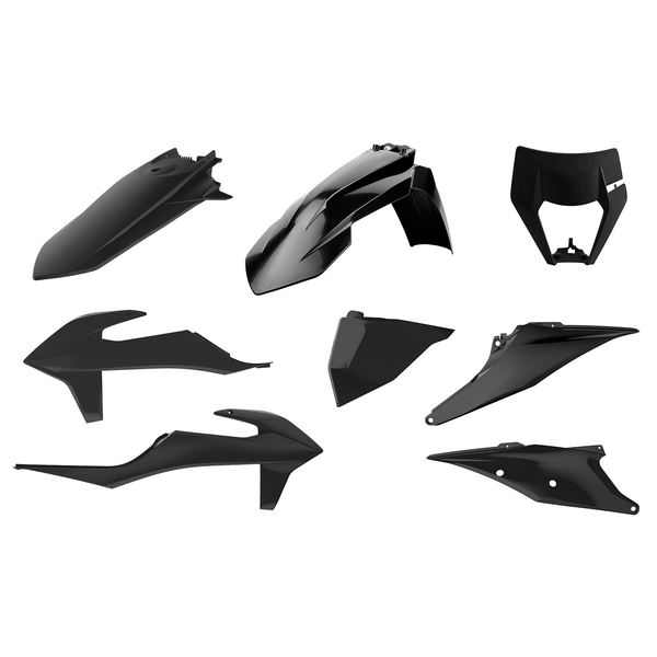 Kunststoffteilekit KTM EXC/EXCF 20-23 schwarz