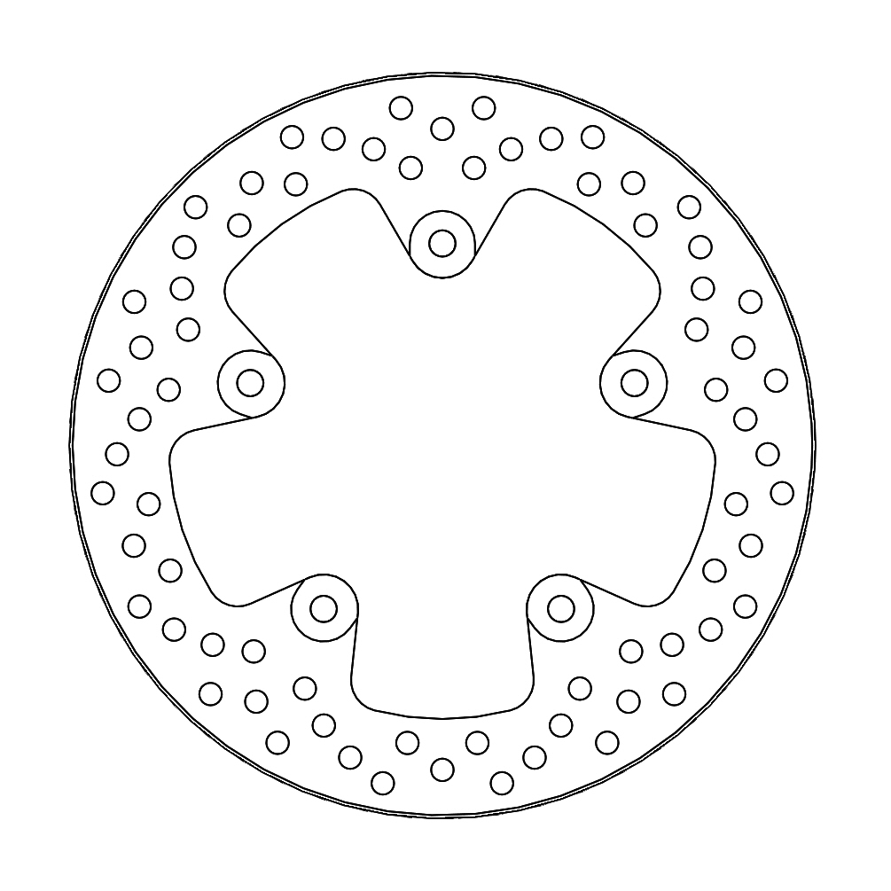 MOTO-MASTER - HALO Fixed Disc 240mm rear