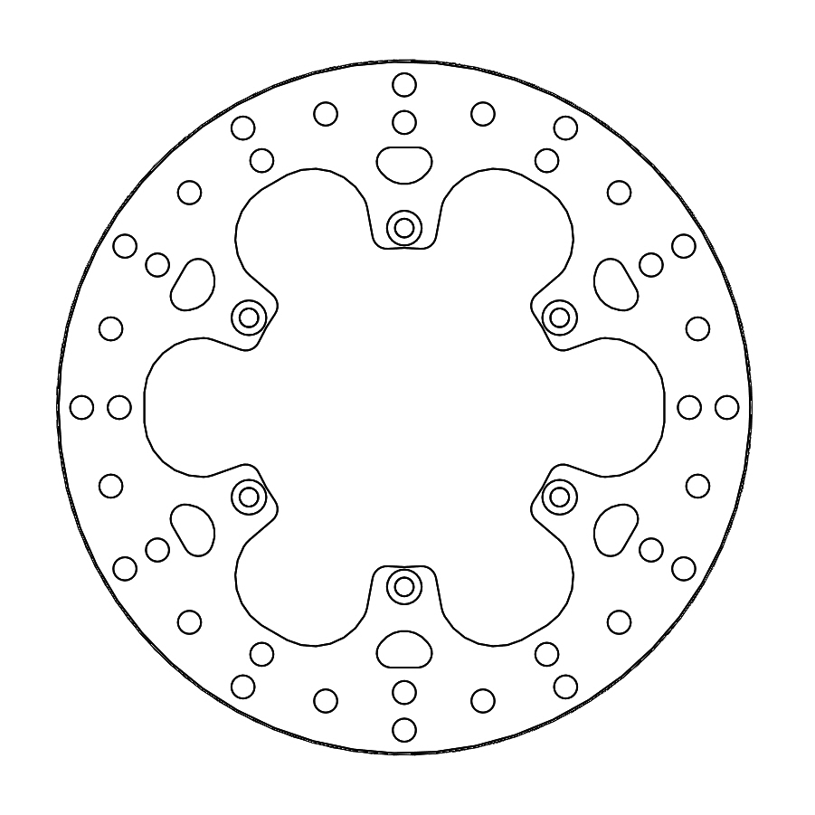 MOTO-MASTER - HALO Fixed Disc 240mm rear