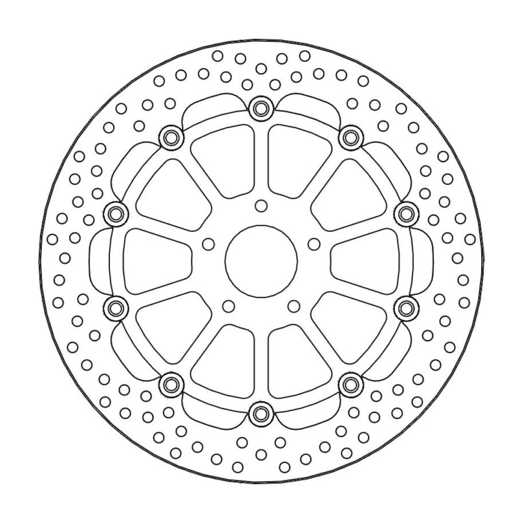 MOTO-MASTER - HALO Floating Alu Disc 320mm front left/right