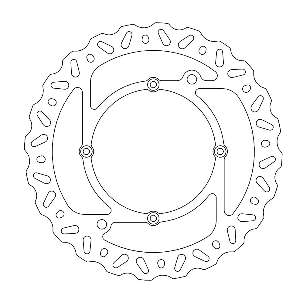 MOTO-MASTER - NITRO Fixed Disc 260mm front