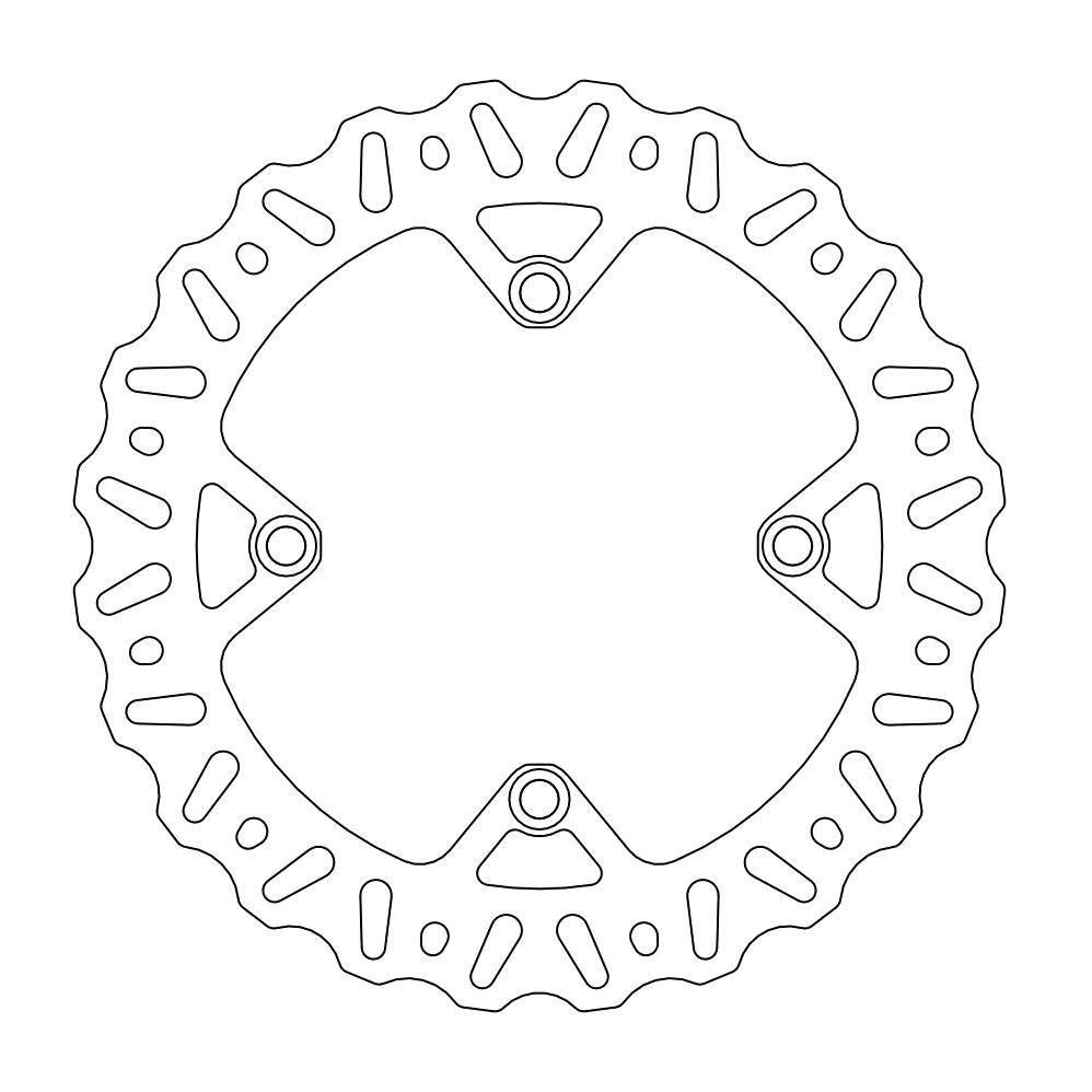 MOTO-MASTER - NITRO Fixed Disc 240mm rear