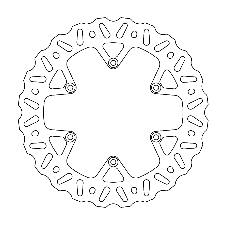 MOTO-MASTER - NITRO Fixed Disc 240mm rear