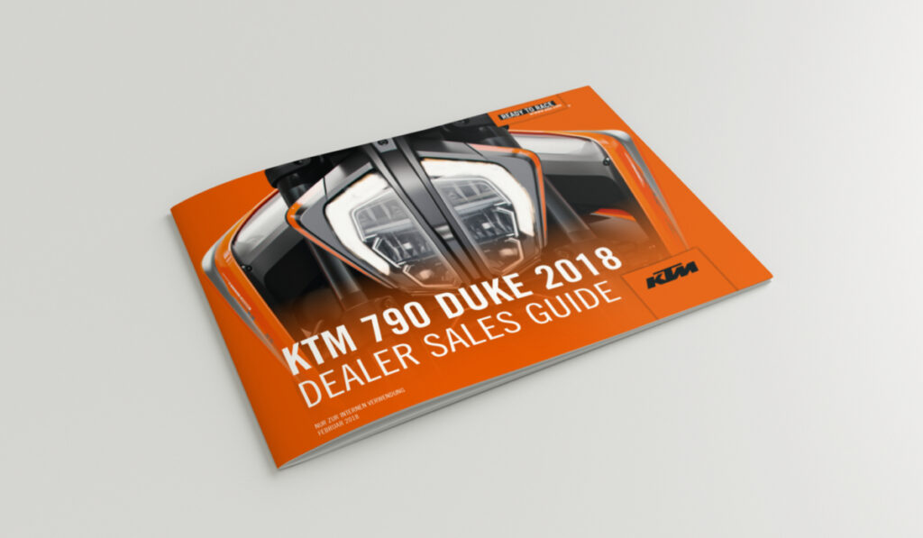 Dealer Sales Guide 790 Duke MY18 Französisch