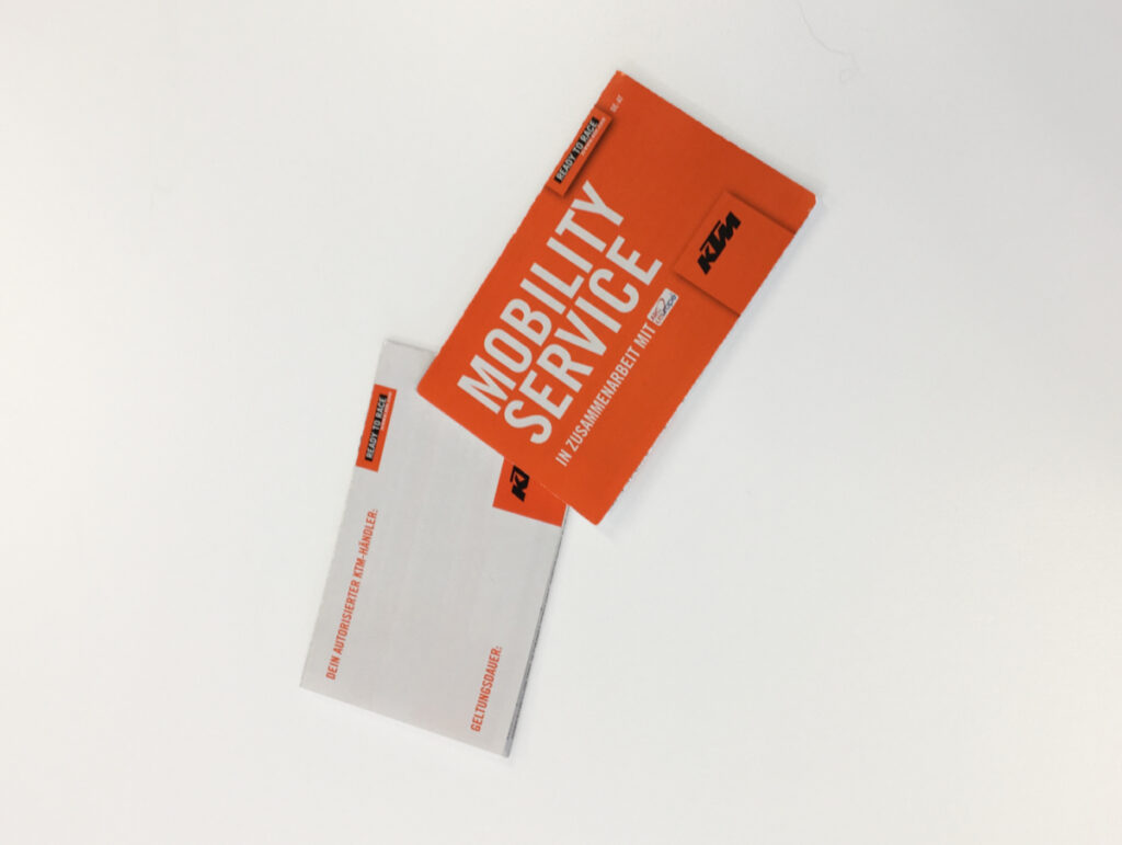 Mobility Service Leporello Folder Französisch (Belgien/Luxemburg)