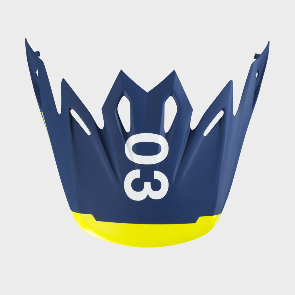 Moto 9 Gotland Helmet shield blue OS