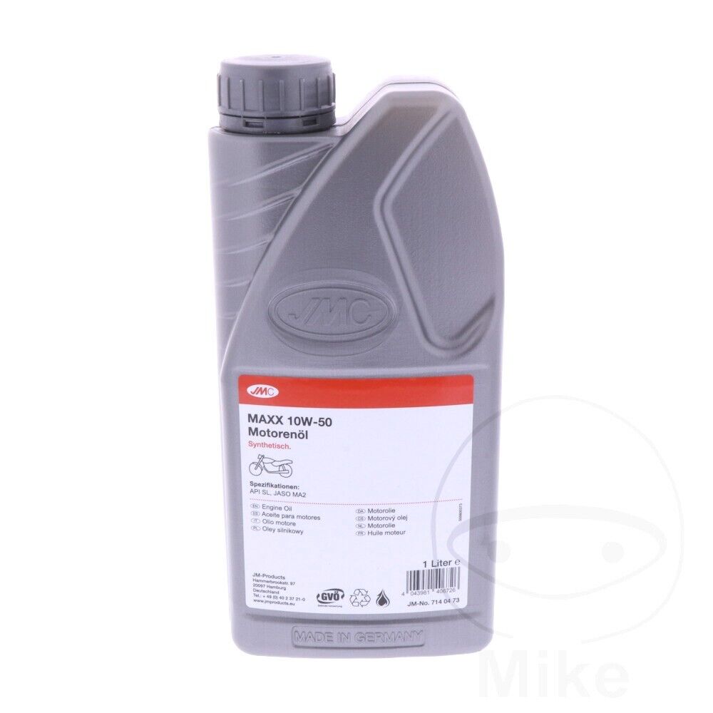 Motoröl 10W50 4T 1 Liter JMC Maxx synthetisch