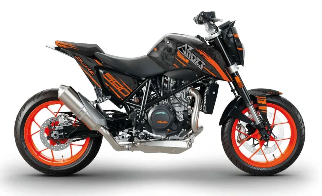 Dekor KTM Duke 690- Skull Edition