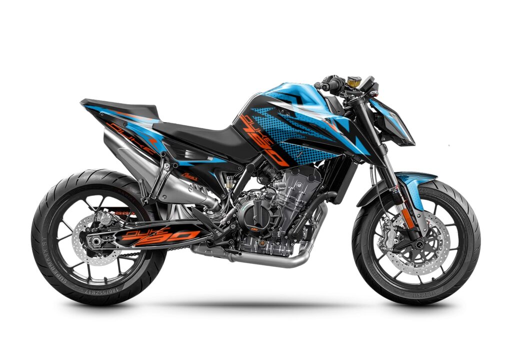 Dekor KTM Duke 790- Sonic Edition