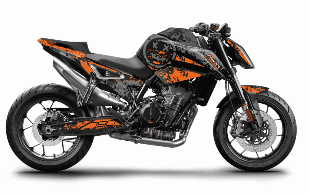 Dekor KTM Duke 790- Smiley Edition