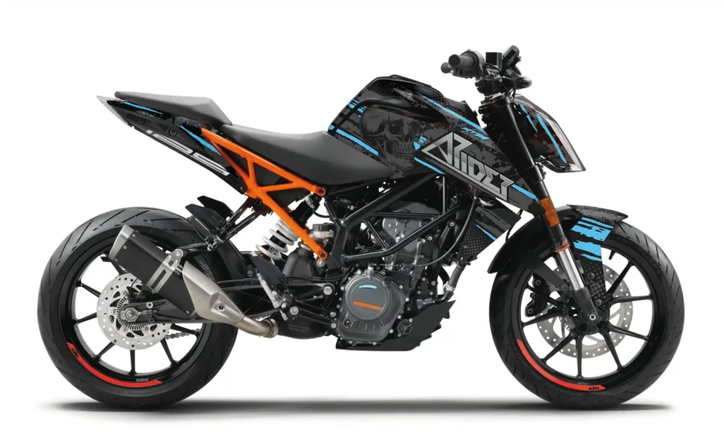 Dekor KTM Duke 125- Skull Edition