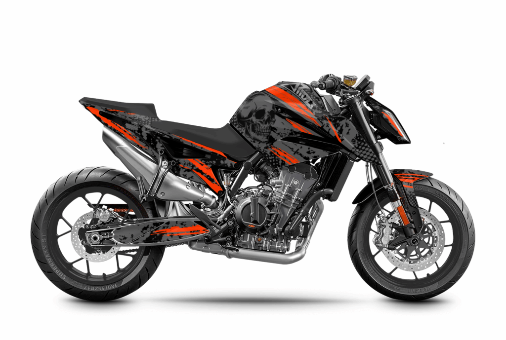Dekor KTM Duke 790- Skull Edition
