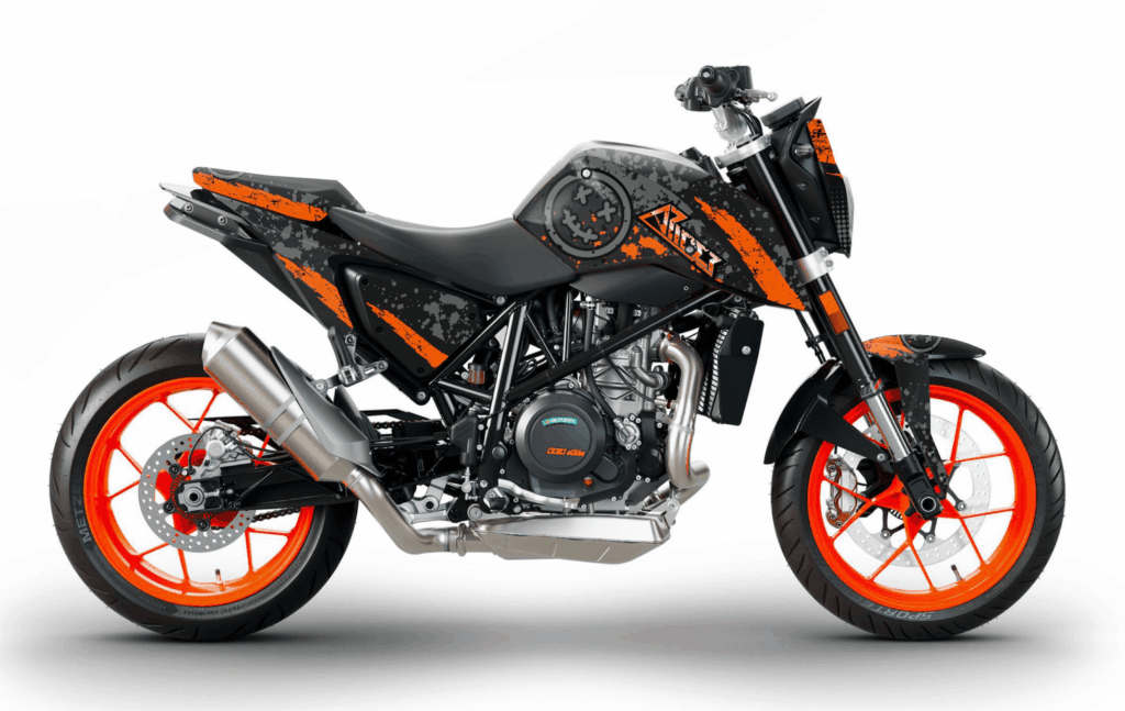 Dekor KTM Duke 690- Smiley Edition