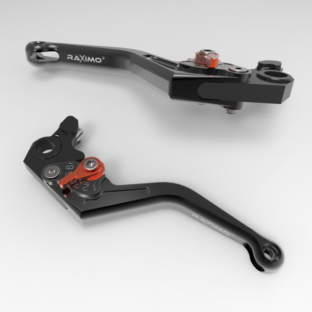 Brems- und Kupplungshebelset kurz schwarz KTM 890 Duke R (für Brembo MCS)