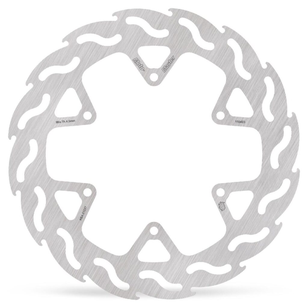 MOTO-MASTER - BRAKE DISC FLAME REAR BRAKE ROTOR FIXED FLAME NATURAL