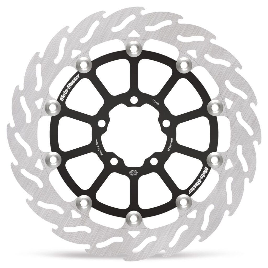 MOTO-MASTER - BRAKE DISC FLAME RACING FT L BRAKE ROTOR FLOATING FLAME