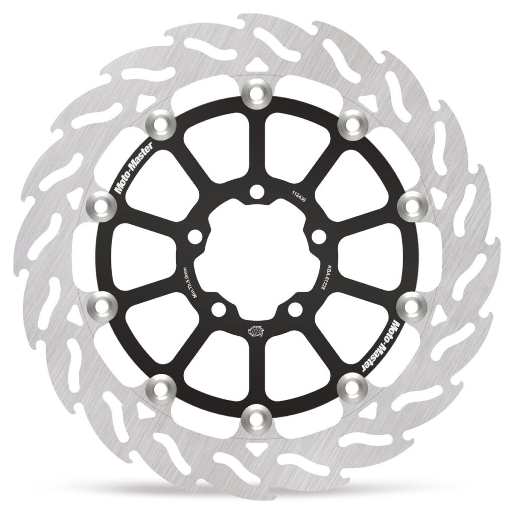 MOTO-MASTER - BRAKE DISC FLAME RACING FT R BRAKE ROTOR FLOATING FLAME